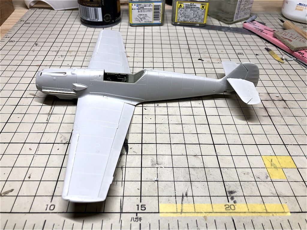 ＜Bf109 E-3 製作記＞ 下地完了