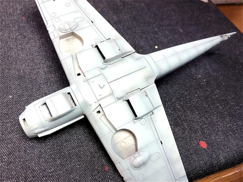 ＜Bf109 E-3 製作記＞ 下面の塗装