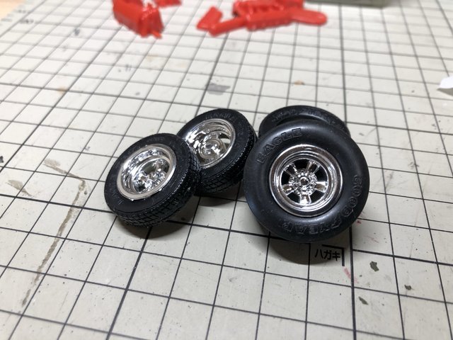 タイヤが決まる