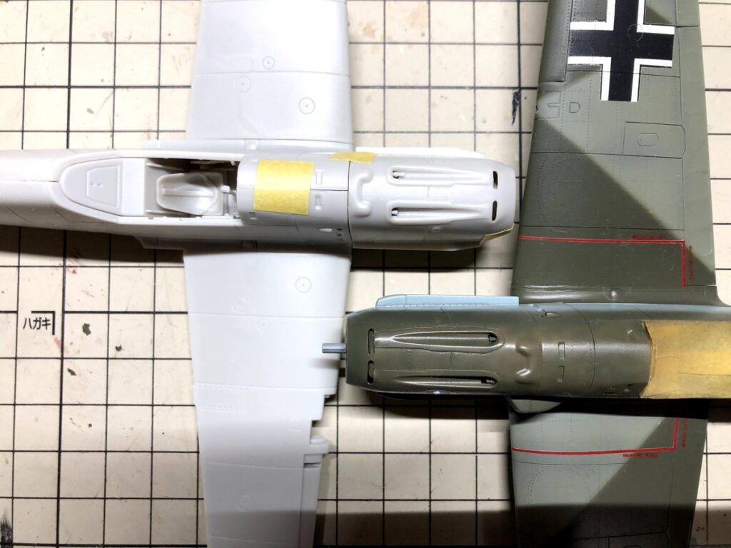 ＜BF109 E-3 製作記＞ 鼻が短い