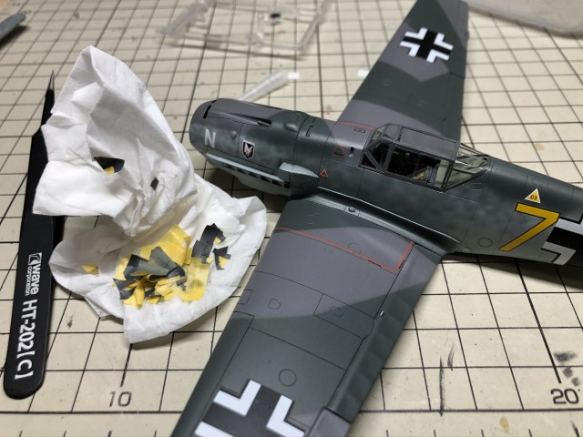 <Bf109 T-2 製作記> 緊張の一瞬