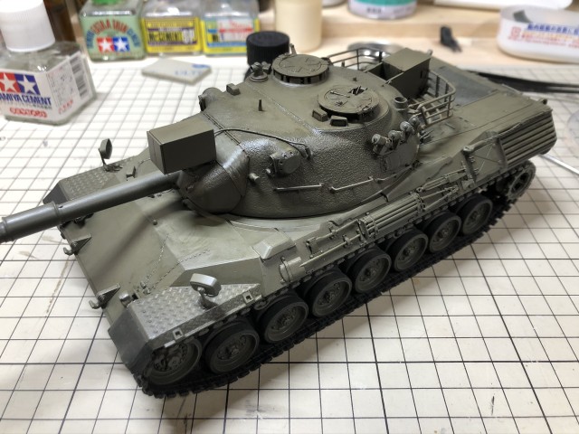 ＜LEOPARD 1 製作記＞　汚くなっちゃった