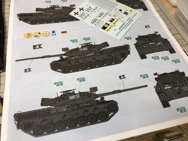 ＜LEOPARD 1 製作記＞　Olive Yellow MAT