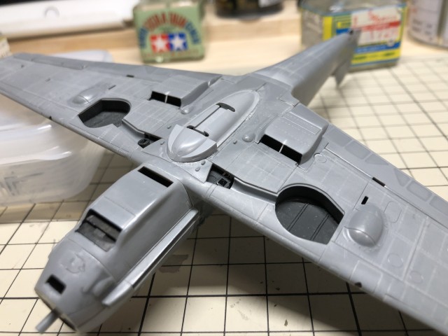 <Bf109 E-4/B 製作記> 下面の追加工作