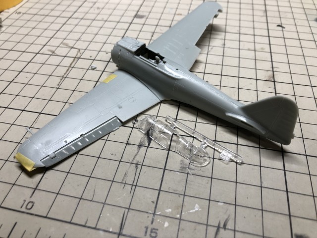 <二式水戦 製作記> 仮組