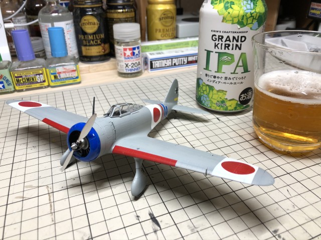 <九七式戦闘機 製作記> 仮完成を祝して