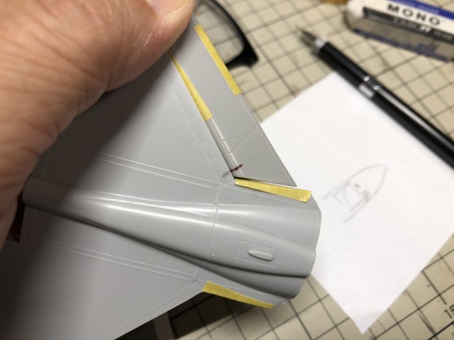 <F-8 CRUSADER 製作記> フラップ検証#3