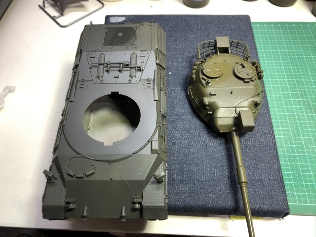 ＜LEOPARD 1 製作記＞　まずは砲塔から