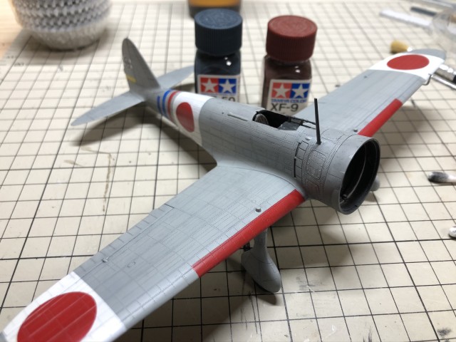 ＜九七式戦闘機 製作記＞ 汚しを開始