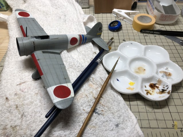 ＜九七式戦闘機 製作記＞ 再び油彩