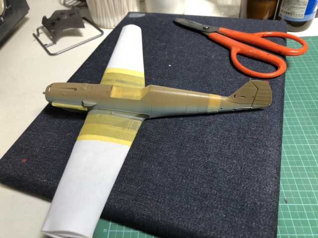 <Bf109 E-4/B 製作記> RLM79を吹く