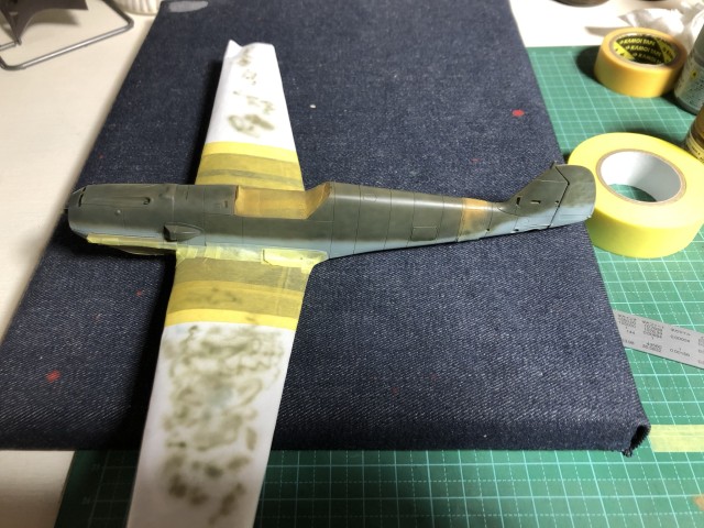 <Bf109 E-4/B 製作記> モットリング右往左往