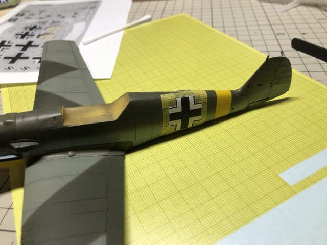 <Bf109 E-4/B 製作記> タミヤのマスキングシート