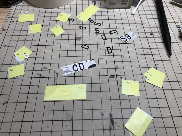 <Bf109 E-4/B 製作記> 延々と切り出す