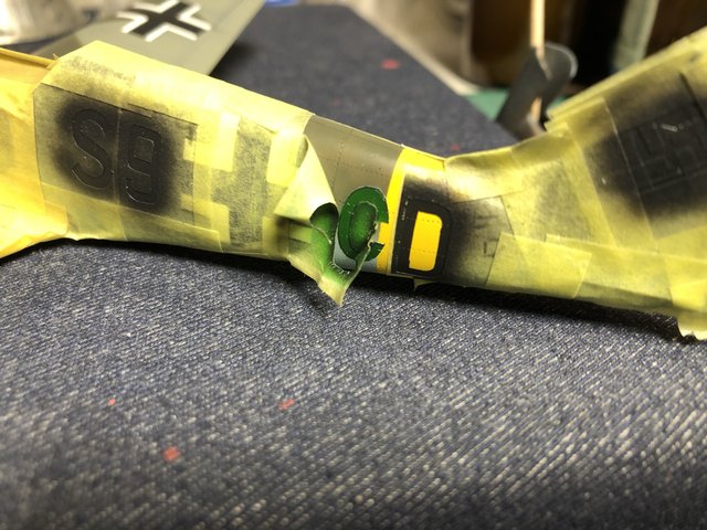 <Bf109 E-4/B 製作記> 緊張の一瞬
