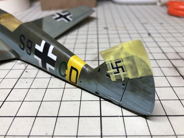 <Bf109 E-4/B 製作記> マスキング再チャレンジ