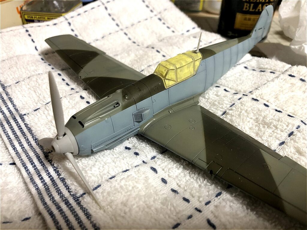 ＜Bf109 E-3 製作記＞ キャノピー合わせ