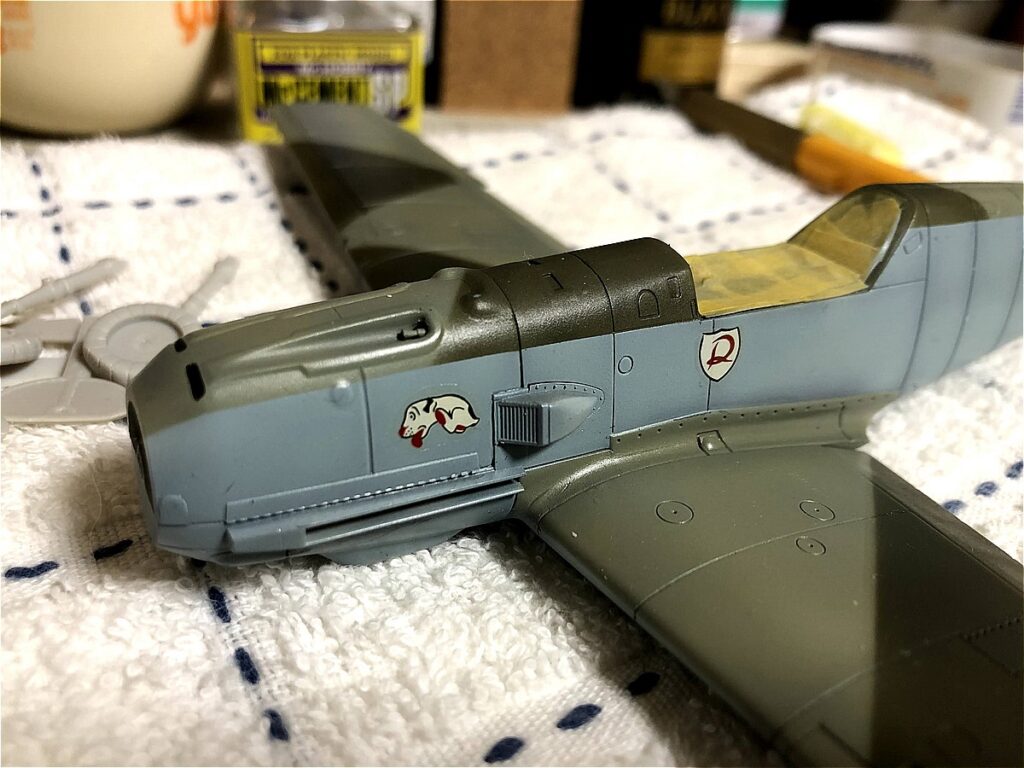 ＜Bf109 E-3 製作記＞ デカール貼れた