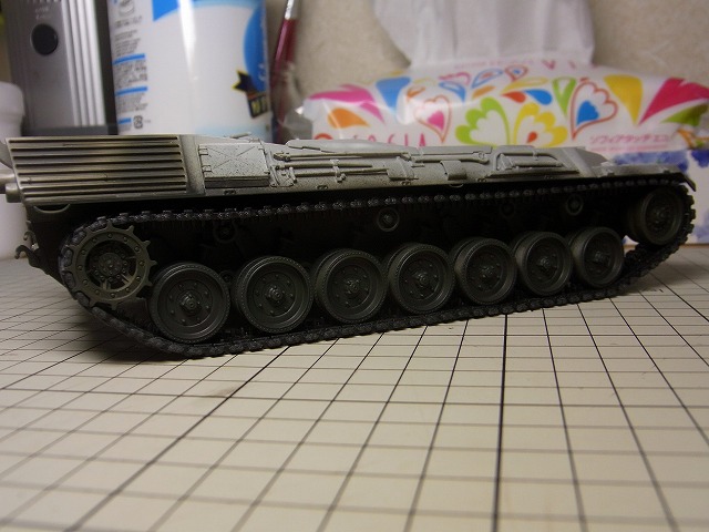 ＜LEOPARD 1 製作記＞ 足回りの塗装#2